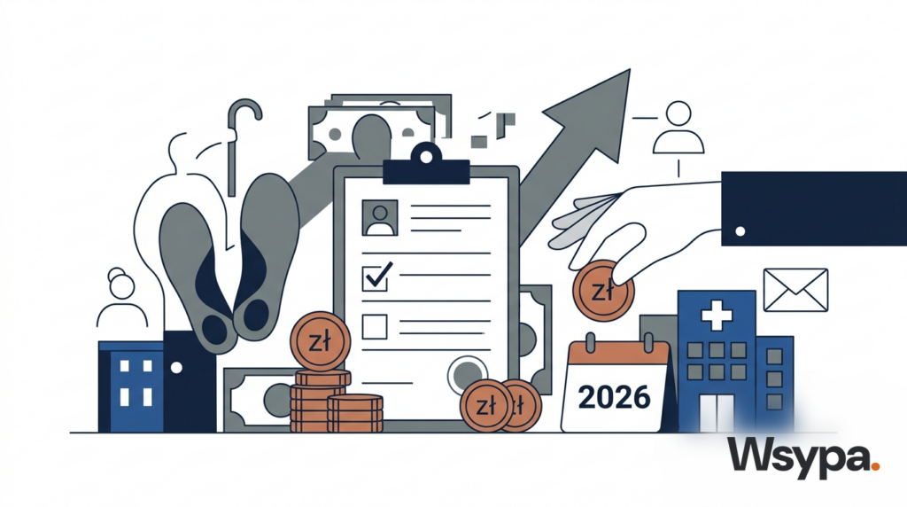 Wkładki i obuwie ortopedyczne 2026 — dofinansowanie NFZ i PFRON, zlecenie, limity, dla kogo refundacja
